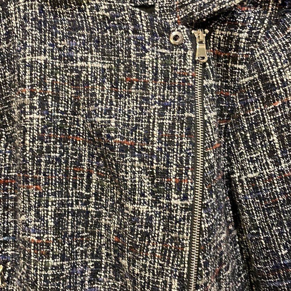 Eloquii woman’s black and white and blue tweed jacket - Picture 4 of 12